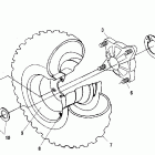 SPORTSMAN 400 - A01CH42AC Колесо заднее