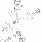 WORKER 500 - A01CH50EB Коленвал и поршни