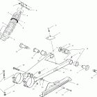 SCRAMBLER 400 - A00BG38CA Бугель и аммортизатор