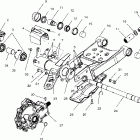 MAGNUM 500 - A00CD50AA Swing arm / rear gearcase mounting