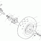 MAGNUM 325 2X4 - A00CB32CA Переднее колесо