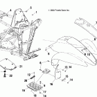 SCRAMBLER 400 - A00BG38CA Переднее крыло