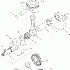 SPORTSMAN 335 - A00CH33AD Коленвал и поршни