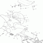 SCRAMBLER 400 - A00BG38CA Заднее крыло