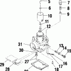 XPLORER 400 - A00CG38CA Карбюратор