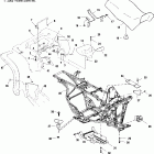 MAGNUM 500 - A00CD50AA Заднее крыло и сиденье