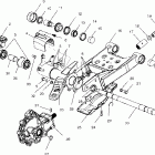 MAGNUM 325 4X4 - A00CD32CA Swing arm / rear gearcase mounting