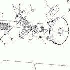 XPLORER 400 - A00CG38CA Муфта сцепления