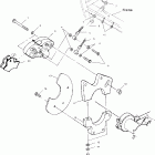 SCRAMBLER 2X4 - A00BA38CA Задний суппорт тормозной