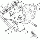 XPLORER 400 - A00CG38CA Крепление КПП