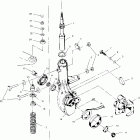 SCRAMBLER 400 - A00BG38CA Передняя стойка
