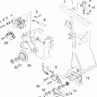 SPORTSMAN 335 - A00CH33AD Rear brake / foot pedal