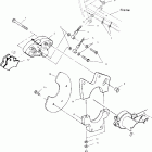 XPLORER 400 - A00CG38CA Задний суппорт тормозной