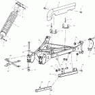 BIG BOSS  INT'L - A00CL50DA Swing arm weldment (rear)