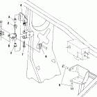 SPORTSMAN 335 - A00CH33AD Frame mounting