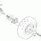 SCRAMBLER 2X4 - A00BA38CA Переднее колесо