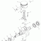 TRAIL BOSS - A00AA32AB Коленвал и поршни