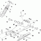 SCRAMBLER 500 - A00BG50AA Бугель и аммортизатор