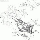 MAGNUM 325 4X4 - A00CD32CA Заднее крыло и сиденье