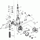 SCRAMBLER 400 - A99BG38CA Передняя стойка
