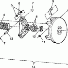 SCRAMBLER 400 - A99BG38CA Муфта сцепления