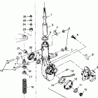 XPLORER 400 - A99CG38CA Передняя стойка
