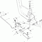 BIG BOSS 500 6X6  INTL  - A99AE50DA Foot pedal and parking brake