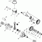 XPLORER 400 - A99CG38CA Поршень и коленвал