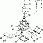 XPLORER 400 - A99CG38CA Карбюратор