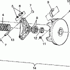 XPRESS 300 - A99CA28CA Муфта сцепления