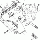 SCRAMBLER 400 - A99BG38CA Крепление КПП