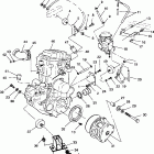 BIG BOSS 500 6X6  INTL  - A99AE50DA Крепление двигателя
