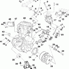 SCRAMBLER 500 - A99BG50AA Крепление двигателя