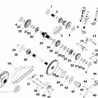 DIESEL - A99CH45CA Gearcase (internal components)