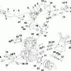 SPORTSMAN WORKER 500 - A99CH50EA/EB Крепление двигателя