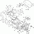 SPORTSMAN 335 - A99CH33AA/AB/CA/CB Заднее крыло и сиденье