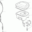 XPLORER 400 - A99CG38CA Трост дроселя