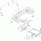 SPORTSMAN WORKER 500 - A99CH50EA/EB Задний багажник