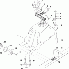SPORTSMAN WORKER 500 - A99CH50EA/EB Топливный бак