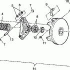 XPLORER 400 - A99CG38CA Муфта сцепления