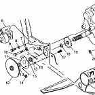 XPRESS 300 - A99CA28CA Gearcase / brake and chain cover mounting