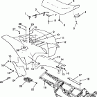 TRAIL BLAZER 250 - A99BA25CA Заднее крыло
