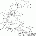 SCRAMBLER 400 - A99BG38CA Заднее крыло