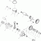 SCRAMBLER 400 - A99BG38CB Поршень и коленвал