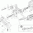 BIG BOSS 500 6X6  INTL  - A99AE50DA Gearcase / brake and chain cover mounting