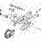 MAGNUM 500 - A99CD50AA Swing arm / rear gearcase mounting