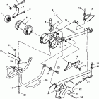 BIG BOSS 500 6X6  INTL  - A99AE50DA Swing arm / guard mounting