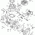 SCRAMBLER 400 - A99BG38CA Картер и блок цилиндр