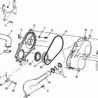 SCRAMBLER 500 - W98BC50A Кожух сцепления