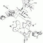 SCRAMBLER 400 - W98BC38C Rear caliper mounting scrambler 400 w98bc38c